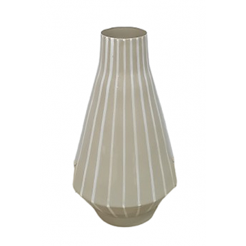 Vaas Sum taupe/wit