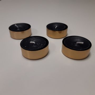 SET waxinehouders goud