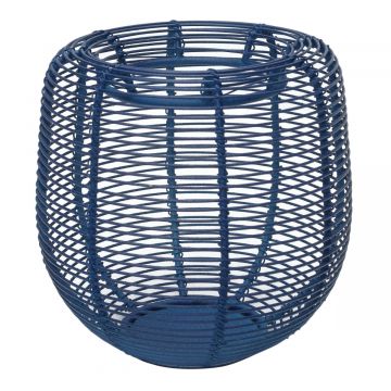 Windlicht Owen blauw