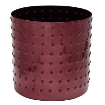 Waxinehouder Cian shiny plum