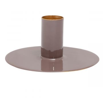 Kandelaar Vive taupe 4,5 cm