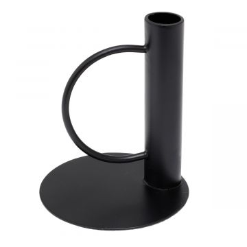 Kandelaar Nela zwart 12 cm