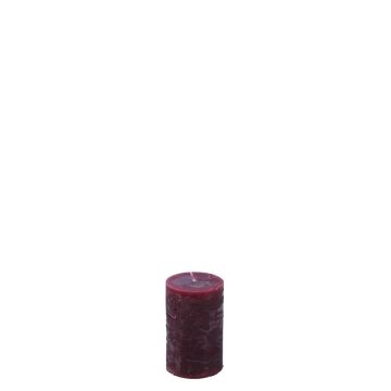 Stompkaars 5x8 cm wine red