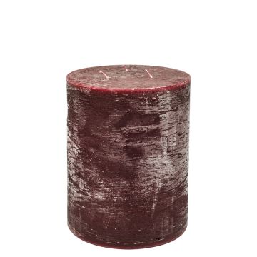 Stompkaars 15x20 cm wine red