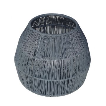 Windlicht draad klein blauw