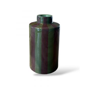 Kandelaar Anic green streep