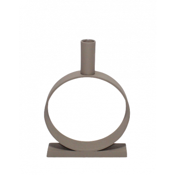 Kandelaar Ring taupe 23,5 cm