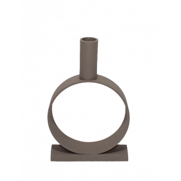 Kandelaar Ring taupe 20,5 cm