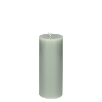Smooth candle 6,4x16 cm steelgrey