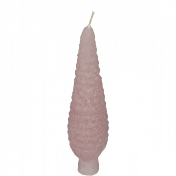 Christmastree dinercandle light mauve