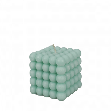 Bubble candle aqua