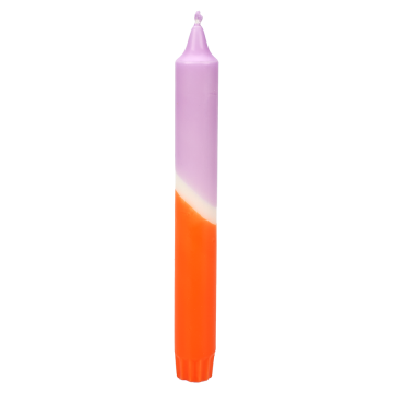 Dip dye 2,3x19 cm orange & lilac (4pcs)