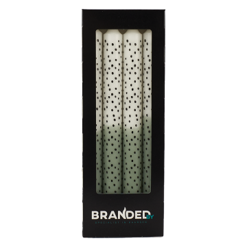 Dots dip dye 2,2x25 cm Sea green (box 4pcs) Dots dip dye 2,2x25 cm Sea green (box 4pcs)