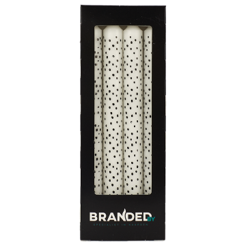 Dots dip dye 2,2x25 cm white (box 4pcs) Dots dip dye 2,2x25 cm white (box 4pcs)