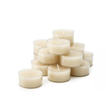 Theelichtjes 4 cm stone (60 pcs) 
