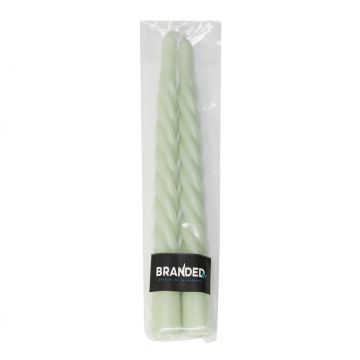 Swirl dinerkaars jade green (set van 2)