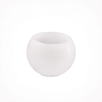 Windlicht bol 12cm white