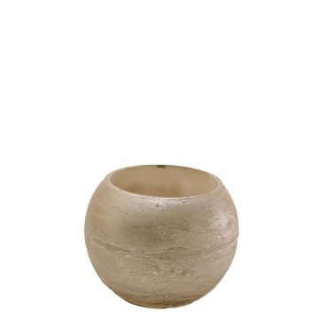 Windlicht bol 15cm bronze