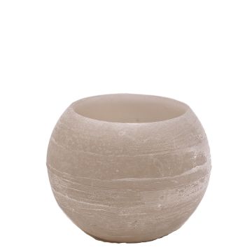 Windlicht bol 20cm stone