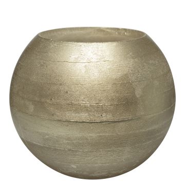 Windlicht bol 30 cm bronze