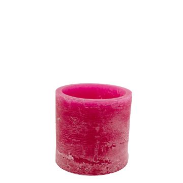 Windlicht cilinder 13x13cm pink