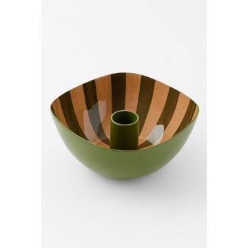 Kandelaar Hava green stripe
