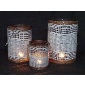 Set Lantaarn Taza grijs/bruin
