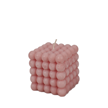 Bubble candle pink icing Bubble candle pink icing