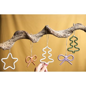 Hanger kerstboom taupe Hanger kerstboom taupe