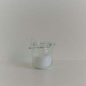 Hanging glass white - 6,8x8,7cm