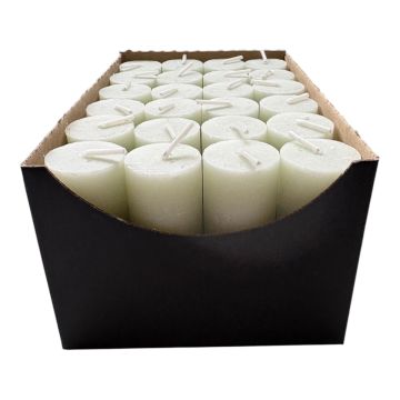 Box mini geurkaarsjes Green tea (48pcs)