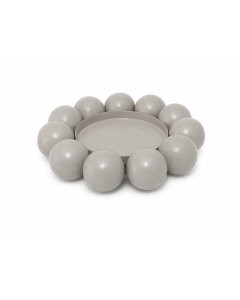 Bubble tray taupe