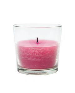 Glas kaars outdoor 16x15 cm fuchsia Glas kaars outdoor 16x15 cm fuchsia