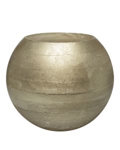 Windlicht bol 30 cm bronze