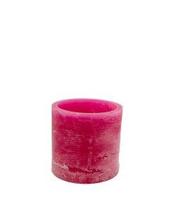 Windlicht cilinder 13x13cm pink