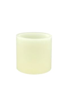 Windlicht cilinder 13x13 cm off white 