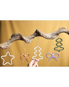 Hanger kerstboom taupe Hanger kerstboom taupe