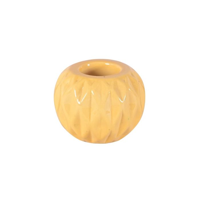 Waxinehouder Jip L zacht geel main product photo