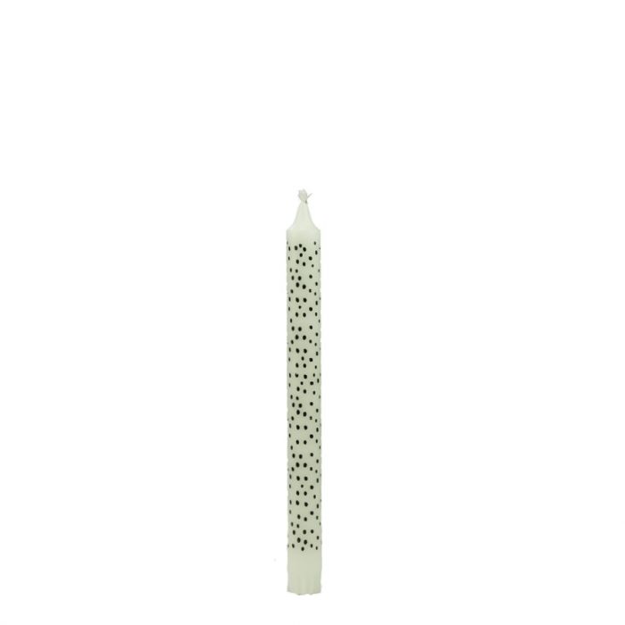 2pc Dots Dip Dye 2,2x25 cm white main product photo