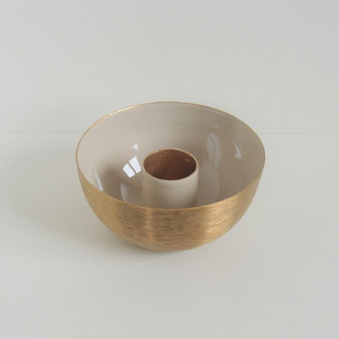 Kandelaar Kia taupe 8x4 cm main product photo