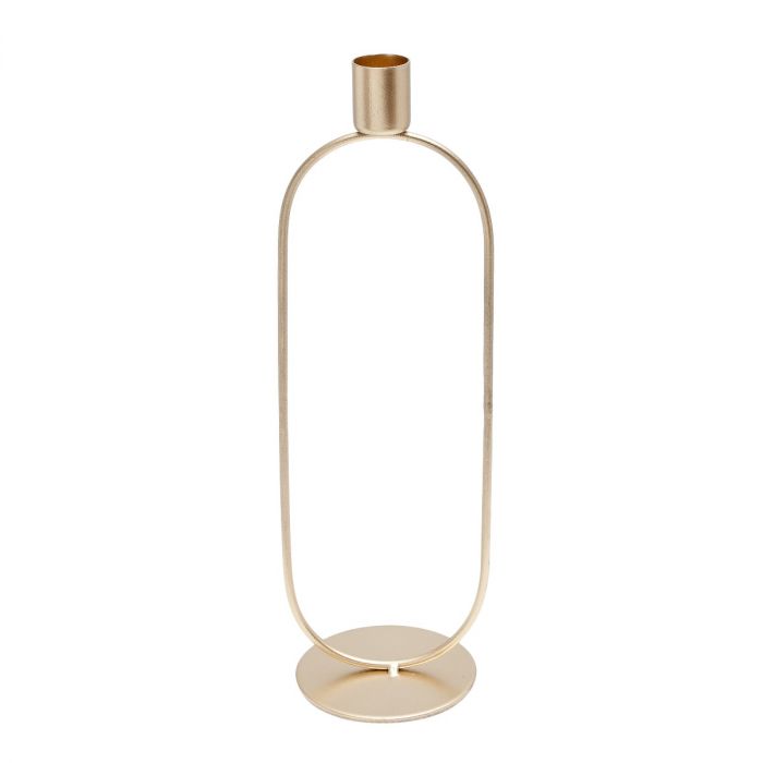 Dinerkaars kandelaar Quinn goud 19,5 cm main product photo