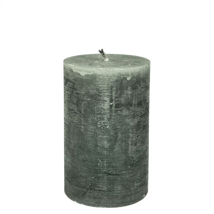 Outdoorkaars 12x20 cm steel grey main product photo