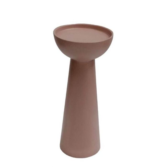 Kandelaar Elise zacht roze 20 cm main product photo