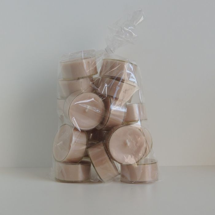 Theelichtjes 6 cm stone (20 pcs) main product photo